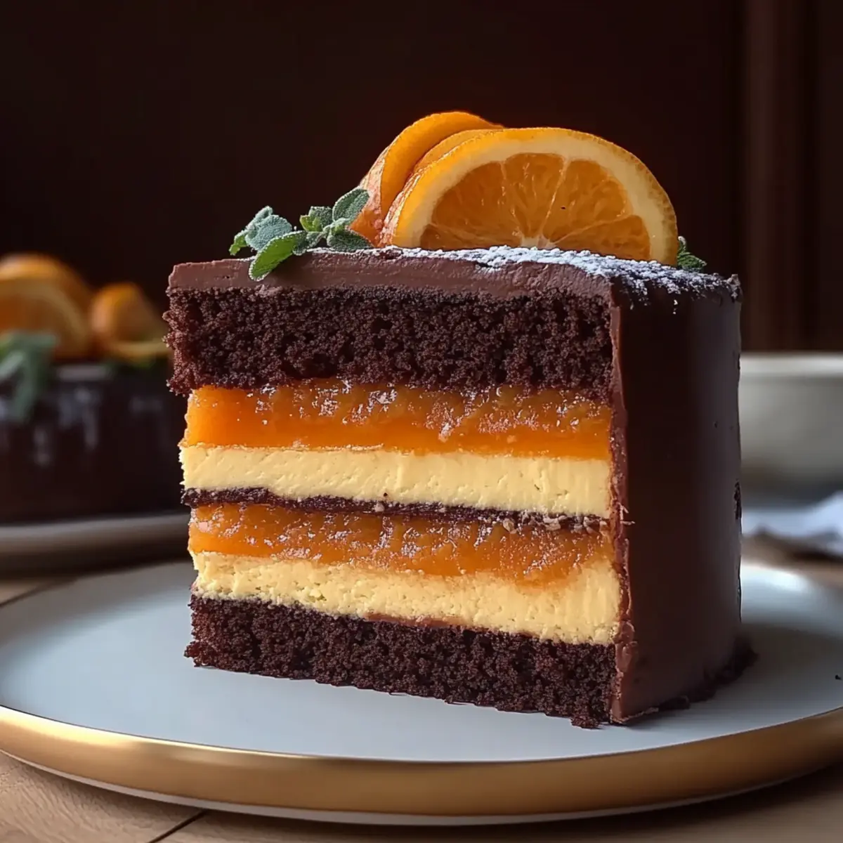 Chocolate & Orange Punchcake