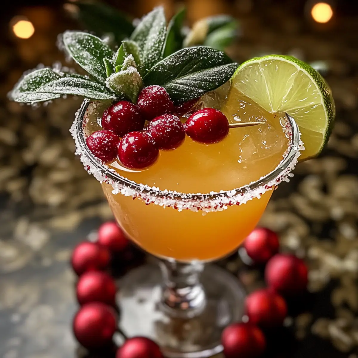 Christmas Mistletoe Margarita