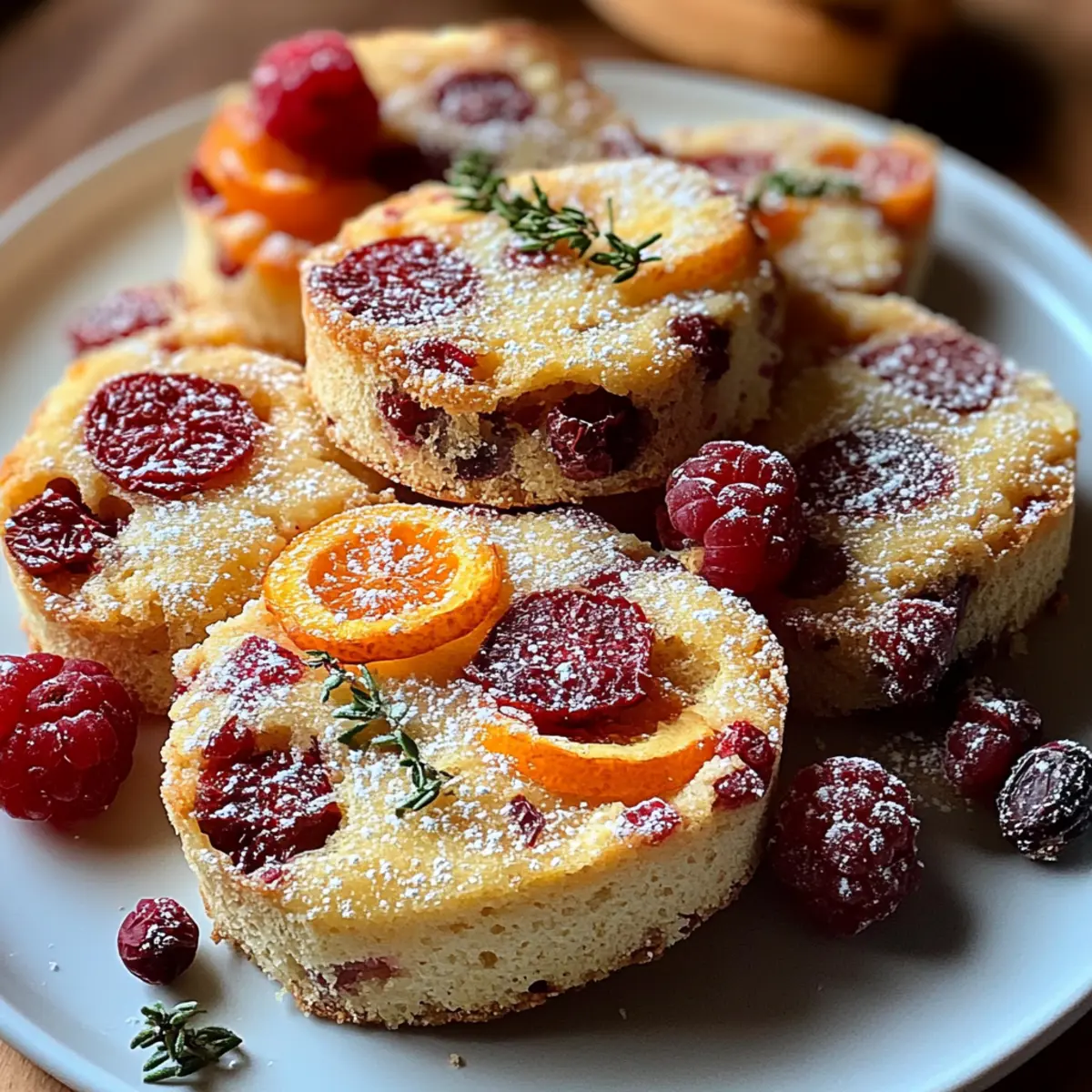 Cozy Cranberry Orange Shortbread