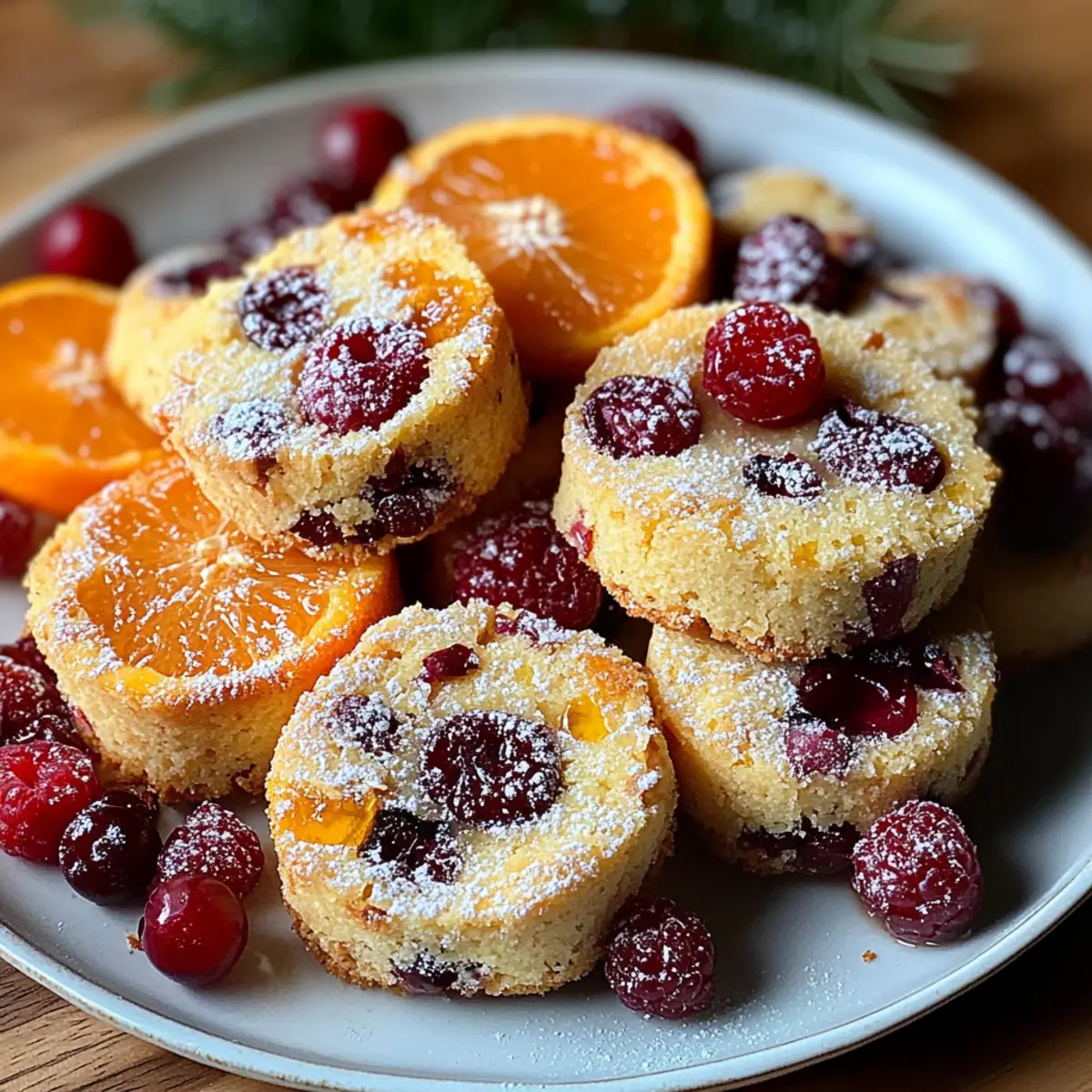 Cozy Cranberry Orange Shortbread