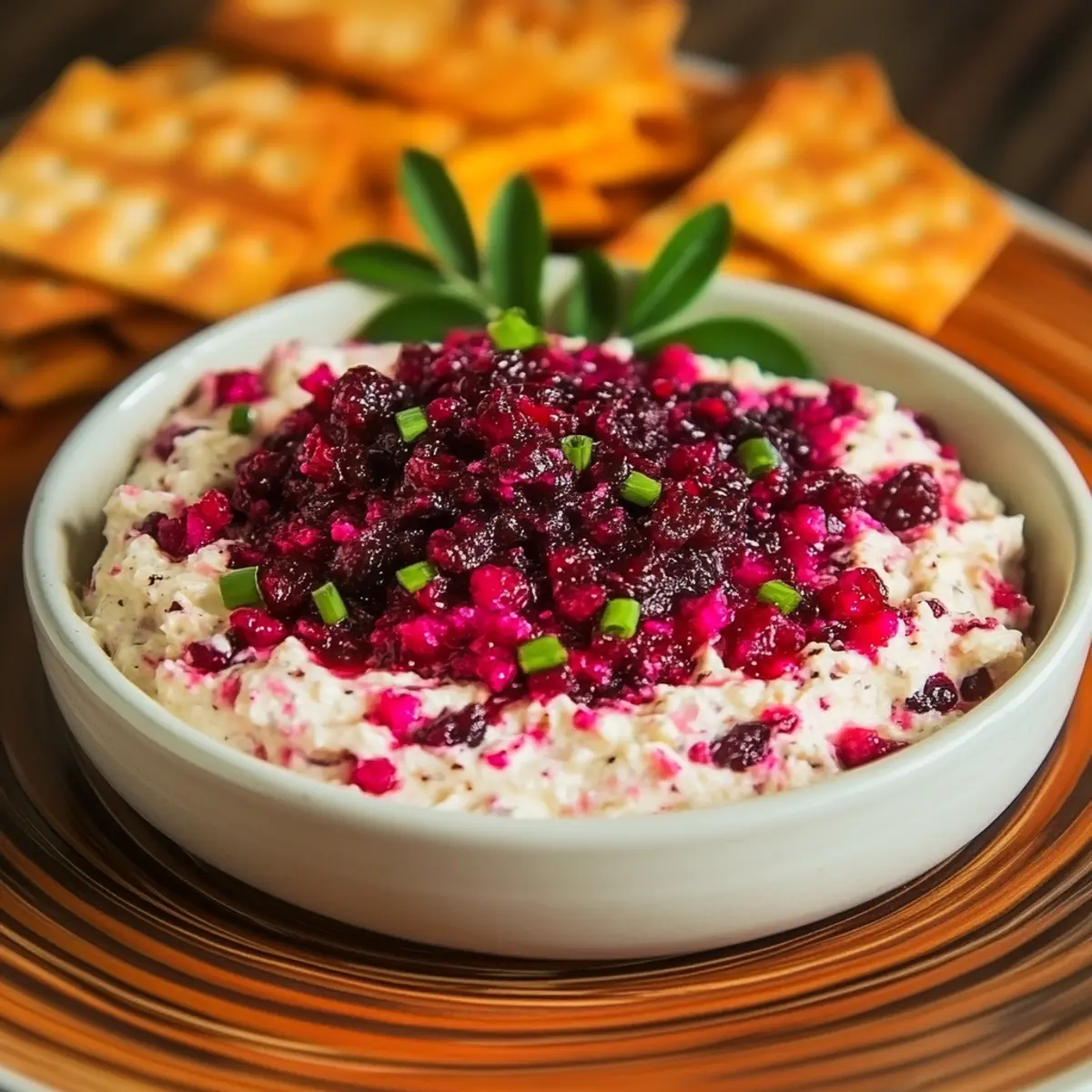 Cranberry Jalapeno Cream Cheese Dip