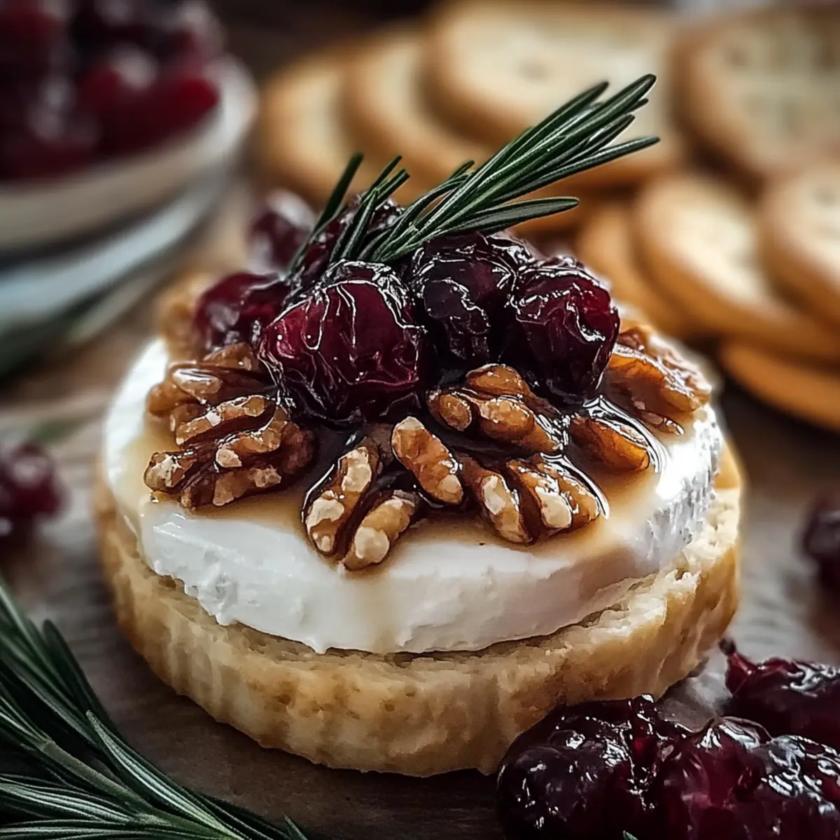 Cranberry Pecan Baked Brie