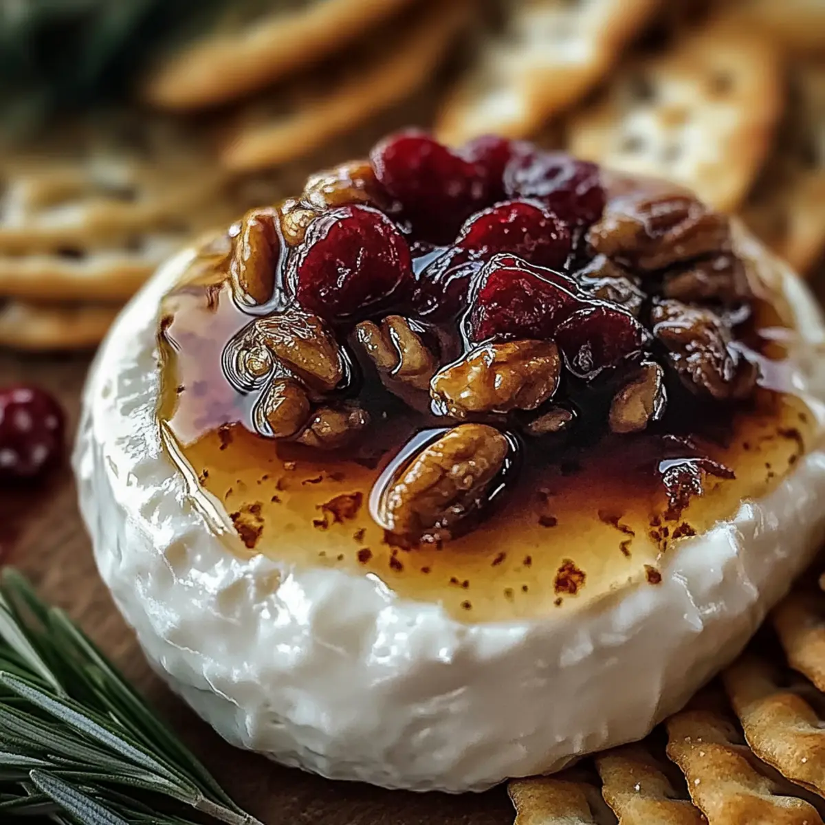 Cranberry Pecan Baked Brie