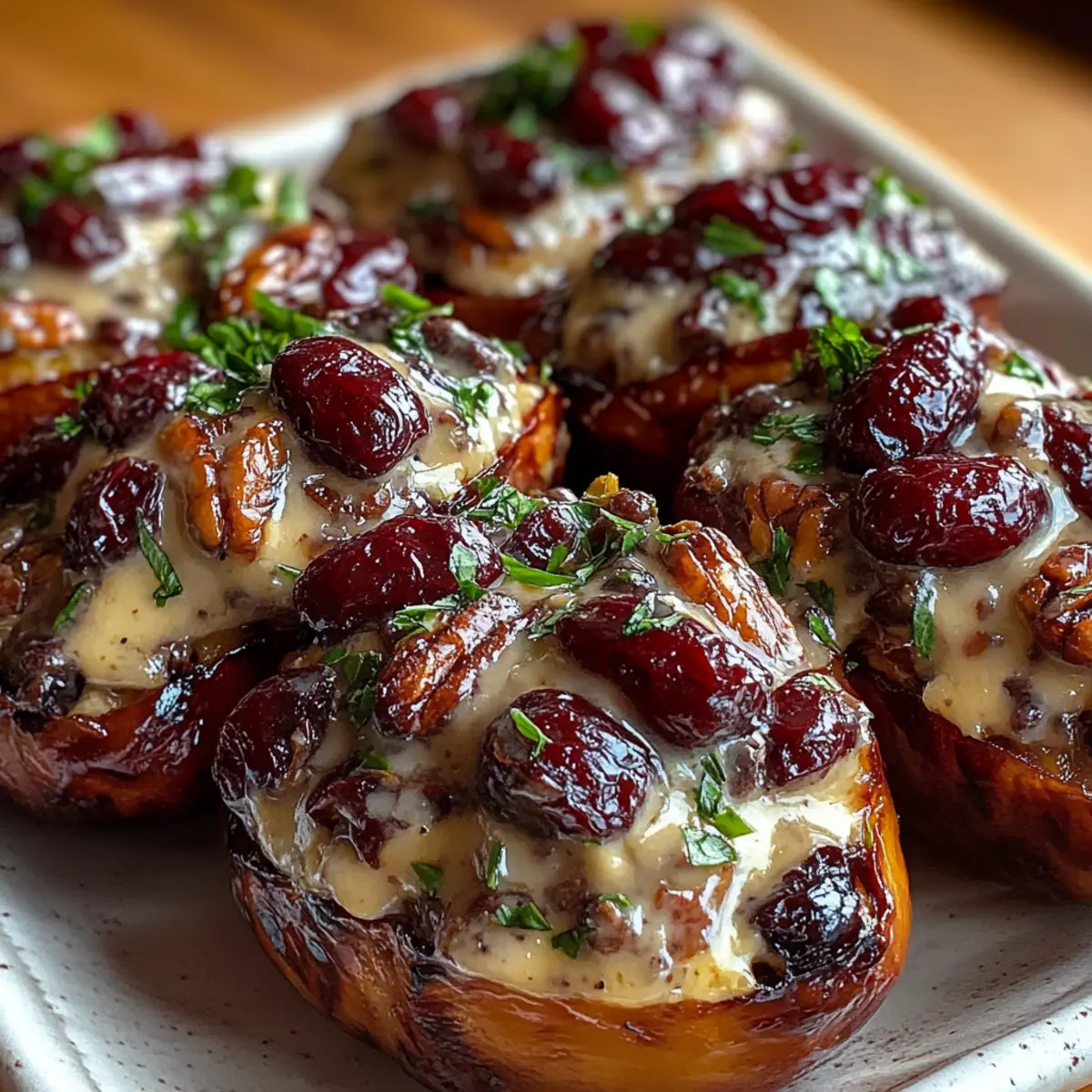 Cranberry Pecan Cream Cheese Stuffed Dates