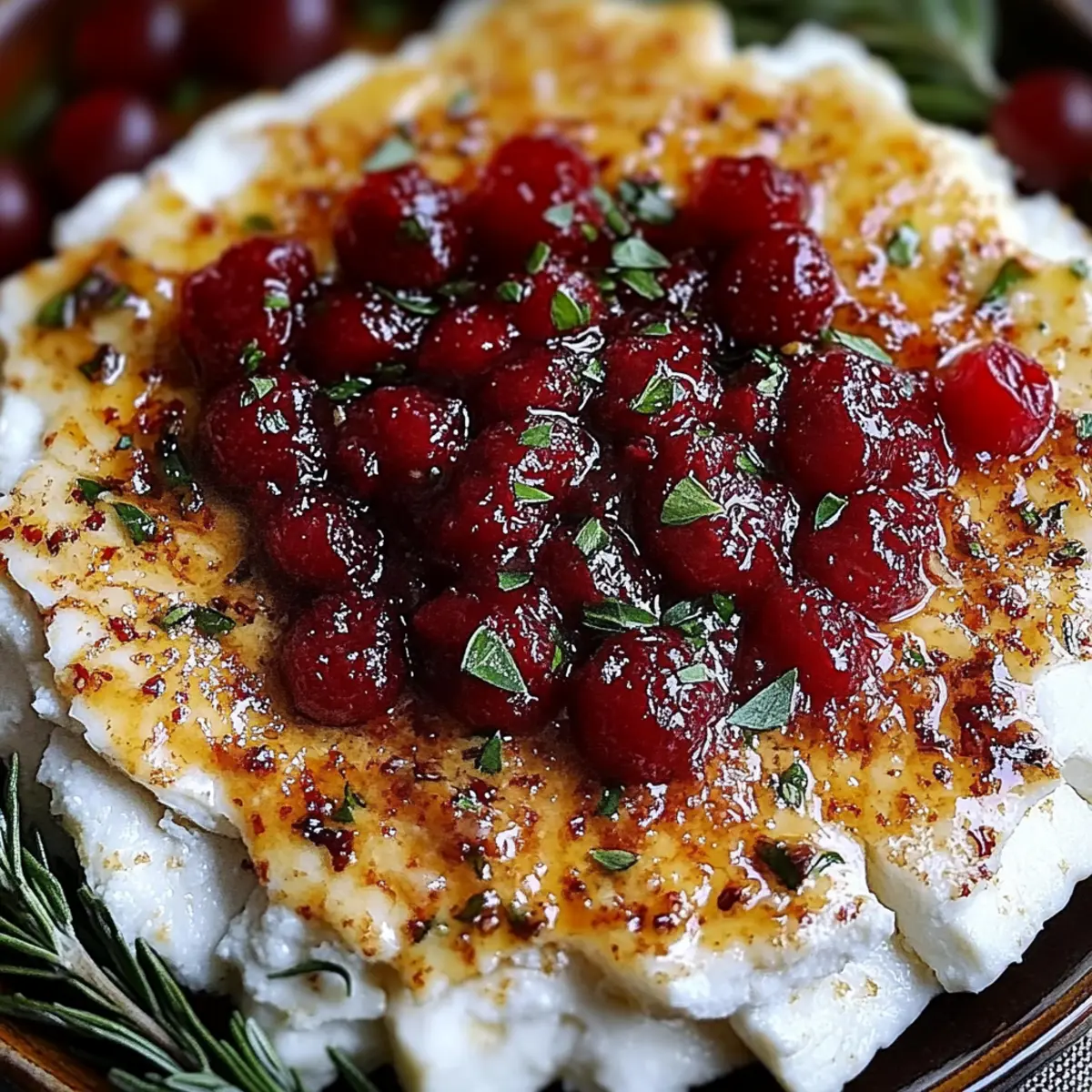 Cranberry Whipped Feta Dip