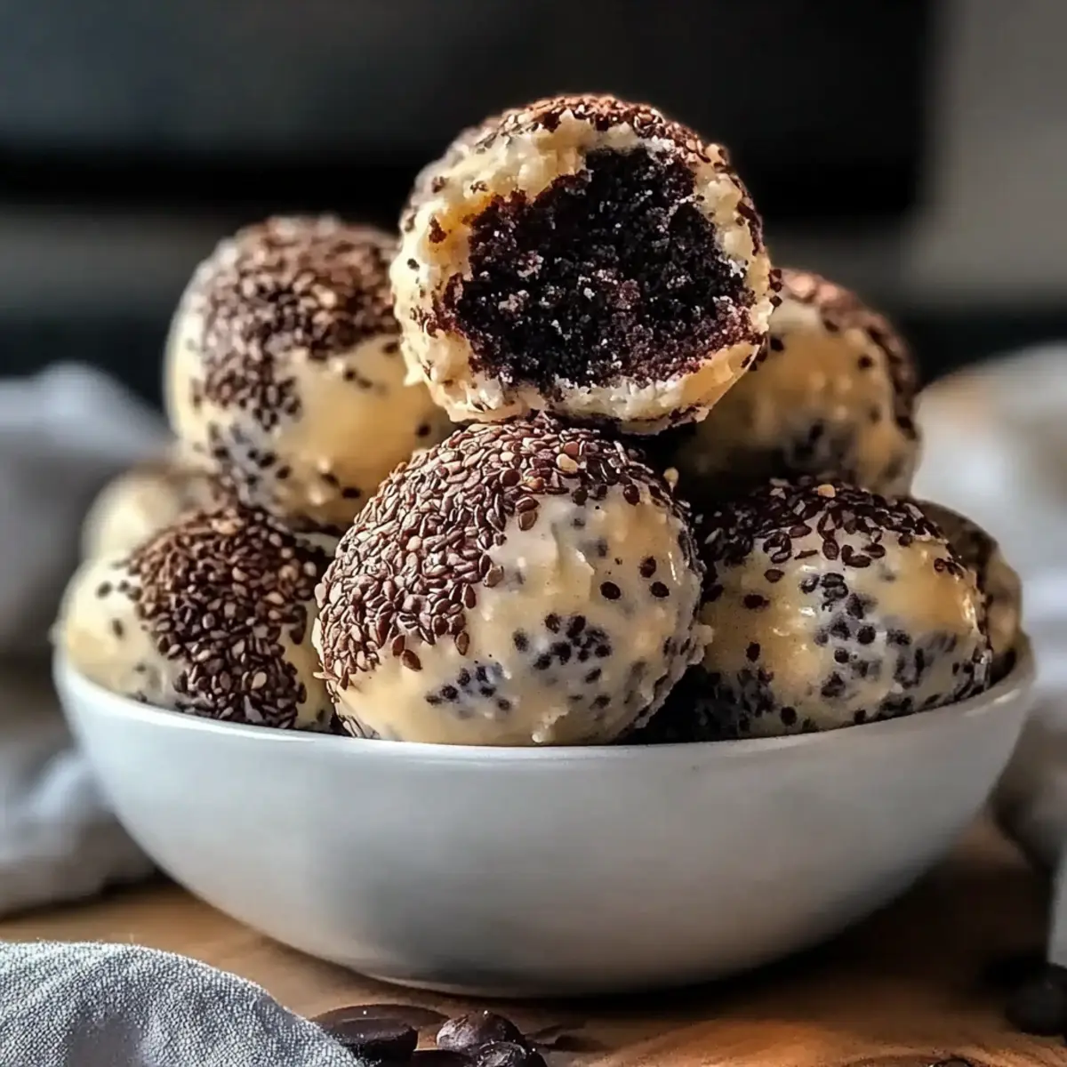 Cream Cheese Oreo Protein Balls