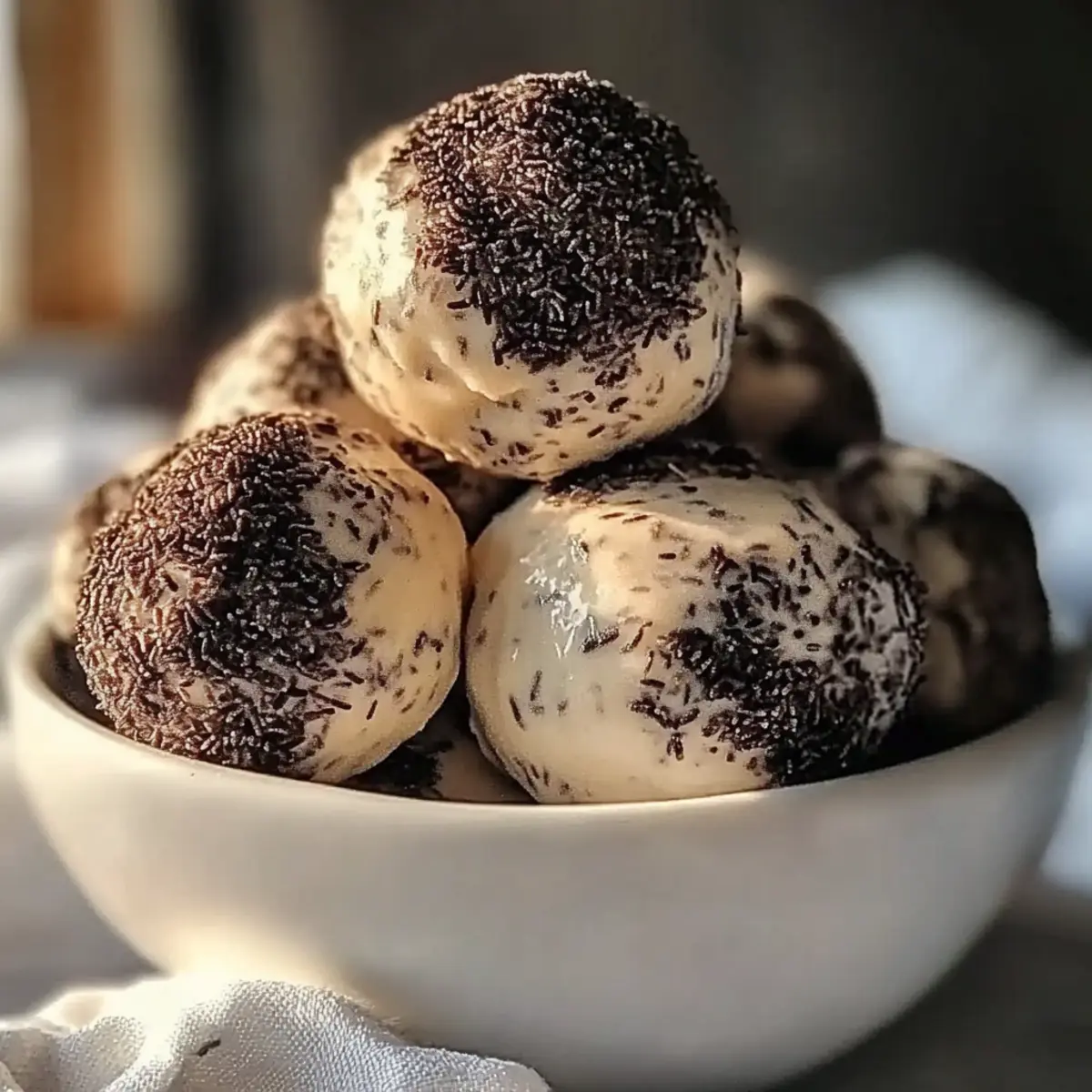 Cream Cheese Oreo Protein Balls