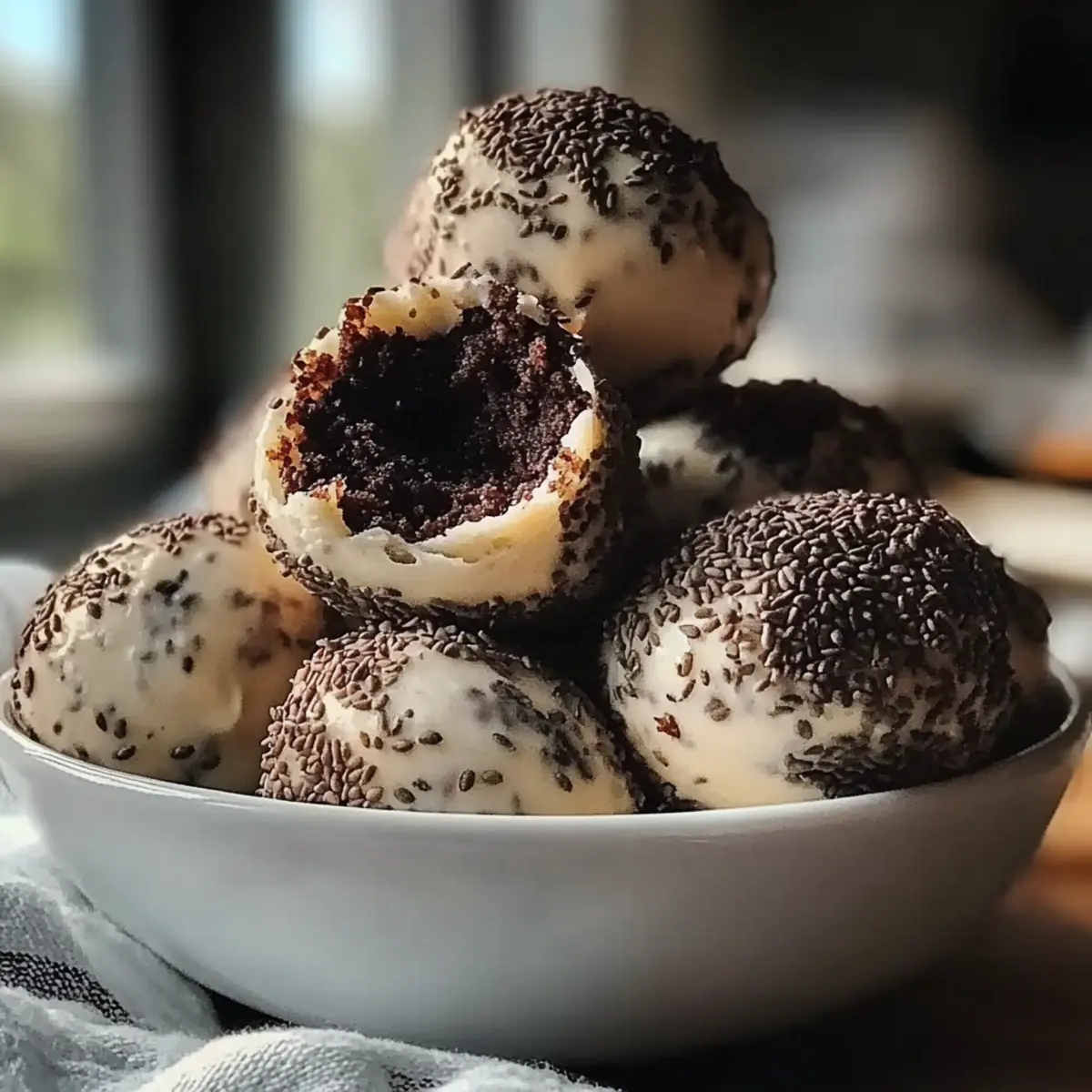 Cream Cheese Oreo Protein Balls