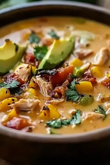 Creamy Chicken Taco Soup