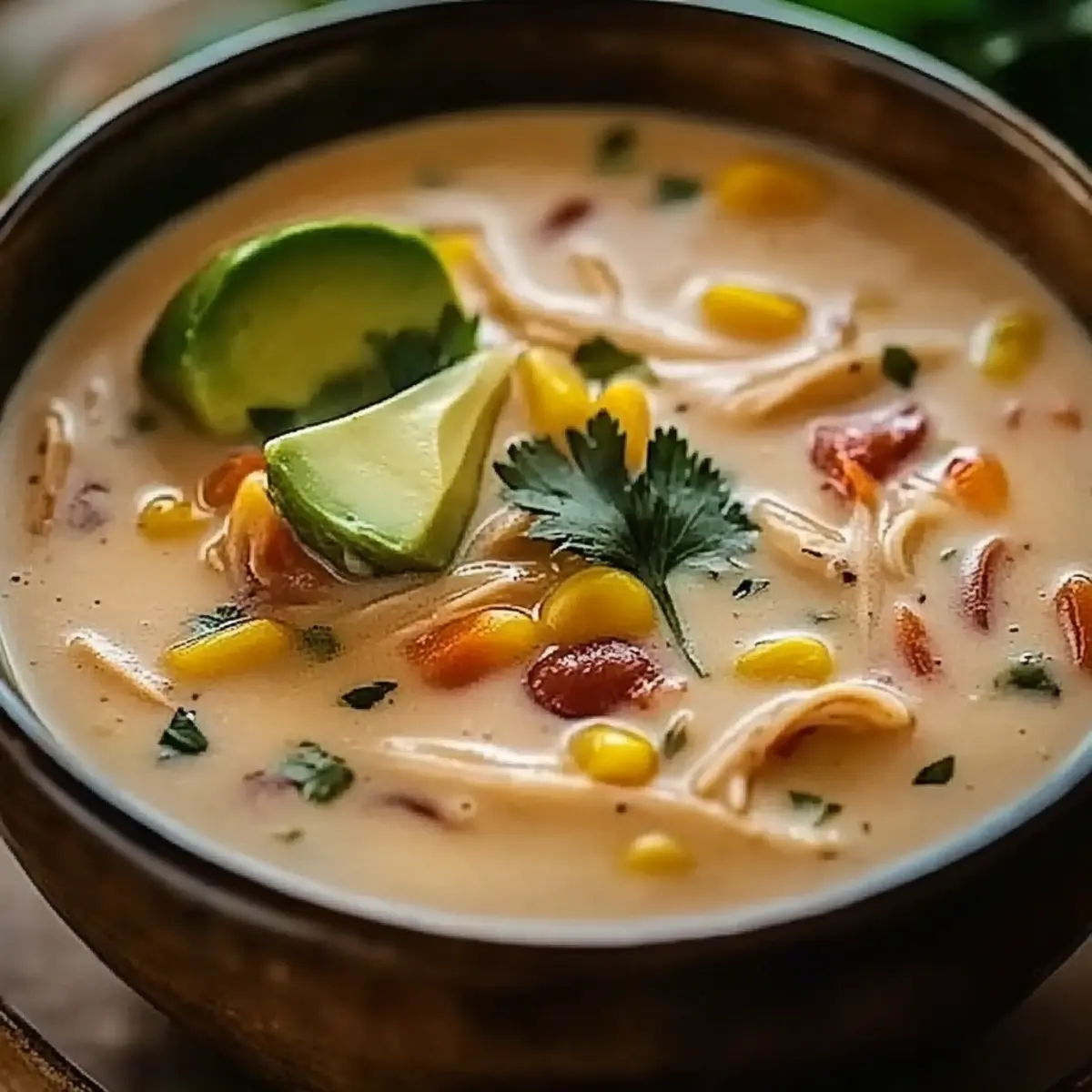 Creamy Chicken Taco Soup