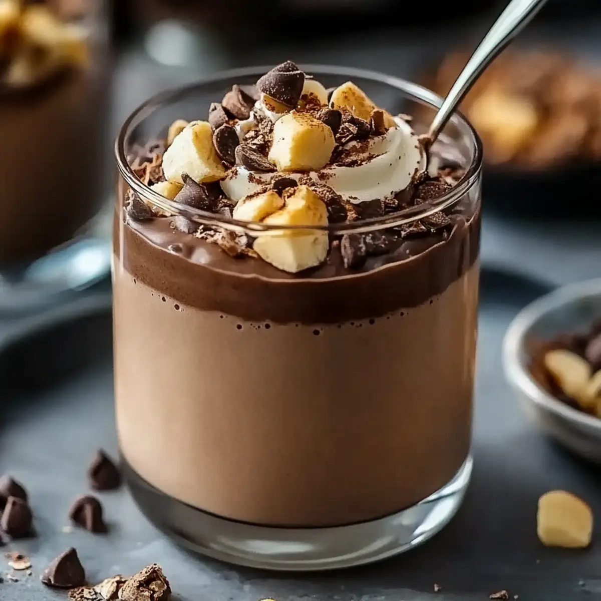Creamy Chocolate Peanut Butter Protein Smoothie