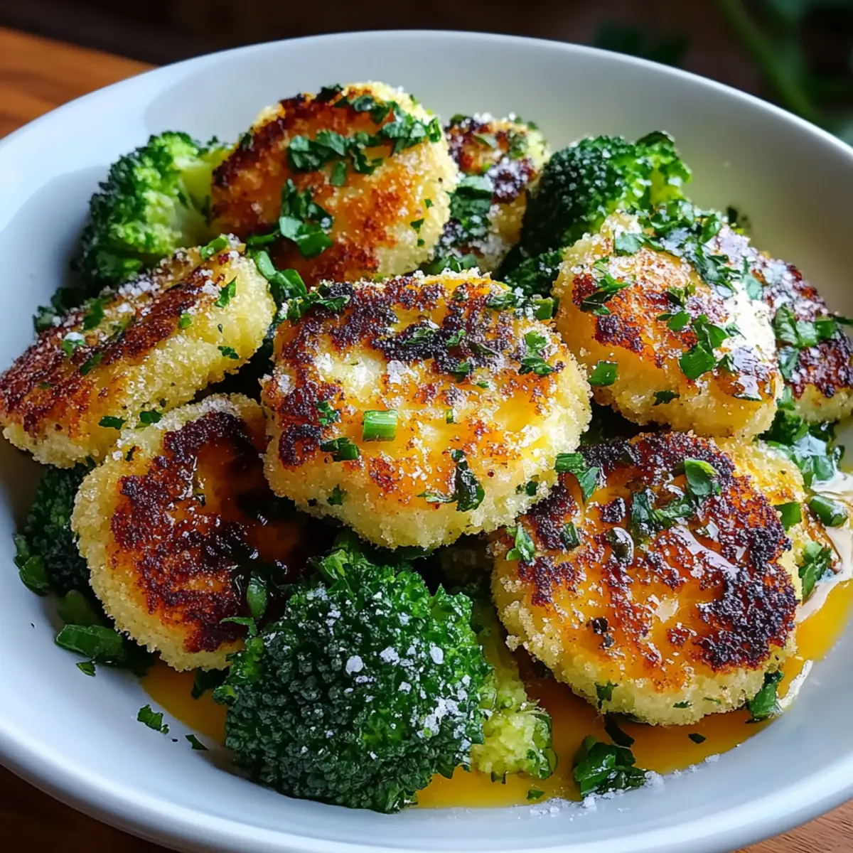 Crispy Broccoli and Potato Bites
