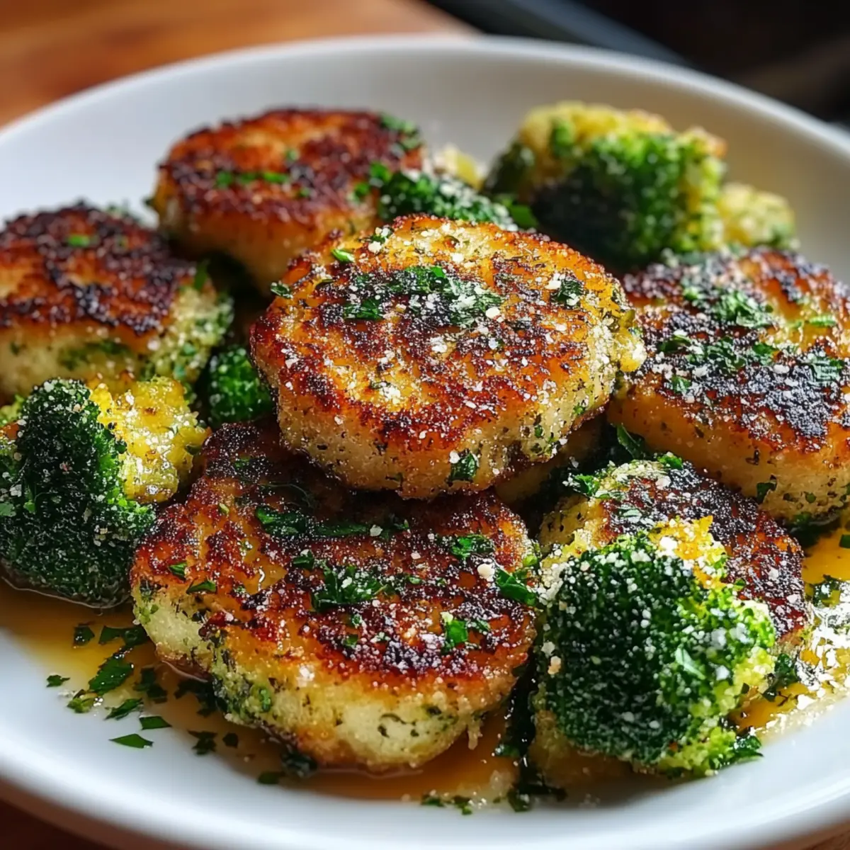 Crispy Broccoli and Potato Bites