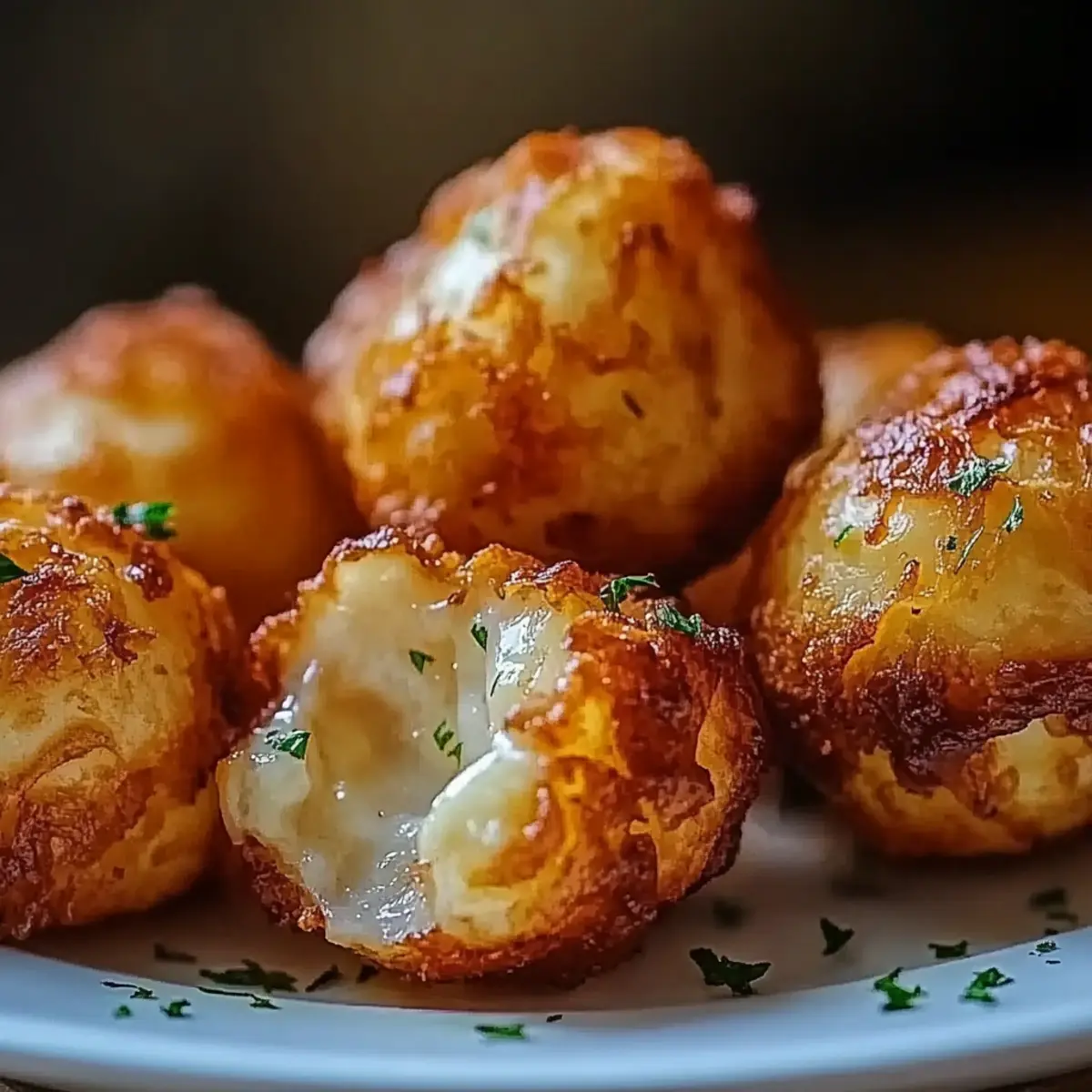 Crispy Mashed Potato Cheese Puffs