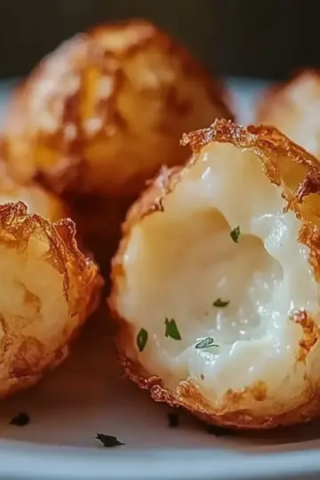 Crispy Mashed Potato Cheese Puffs