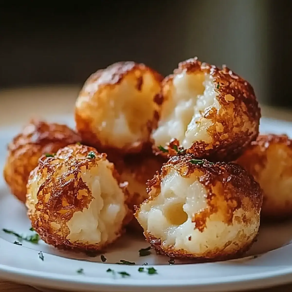 Crispy Mashed Potato Cheese Puffs