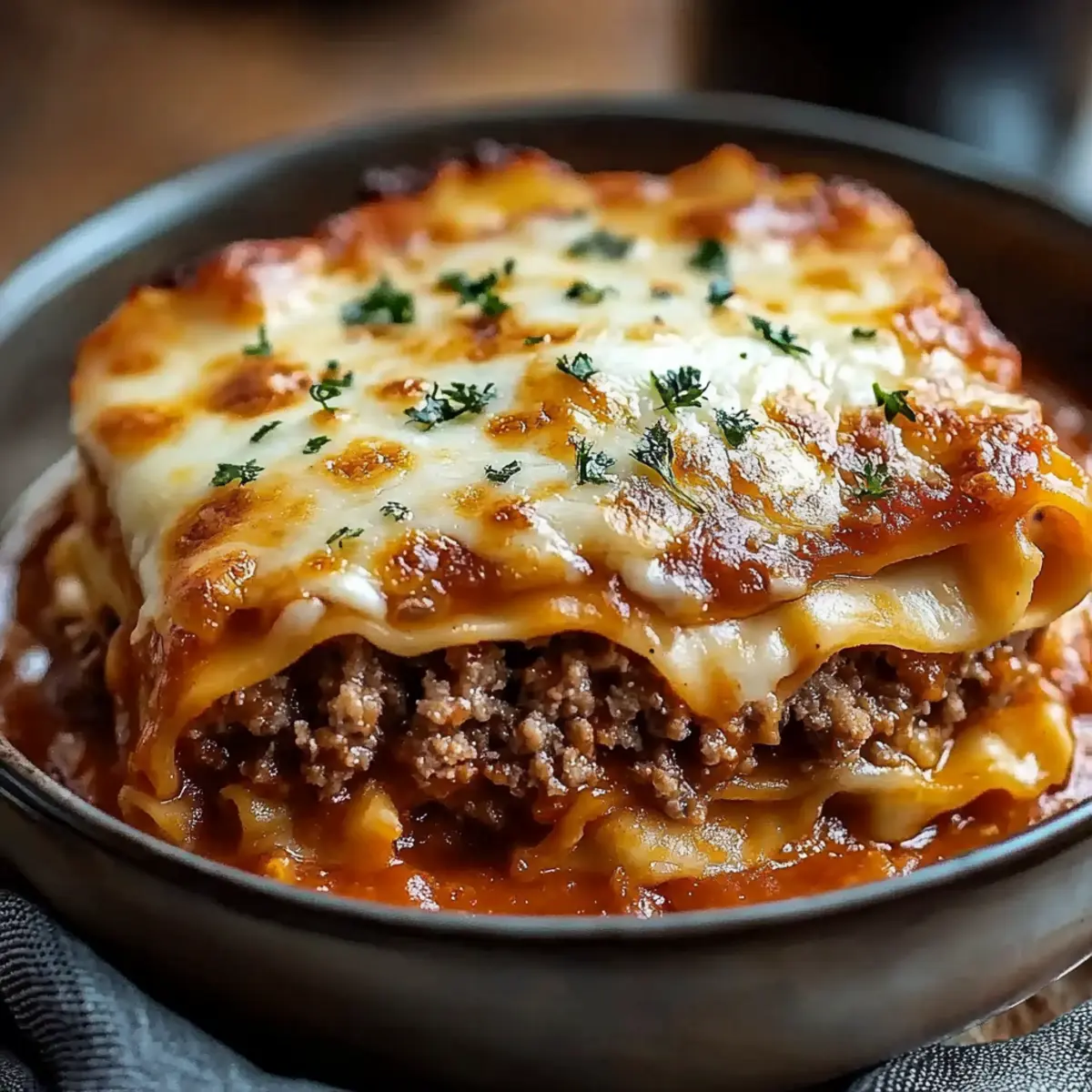 Crock Pot Lasagna Soup