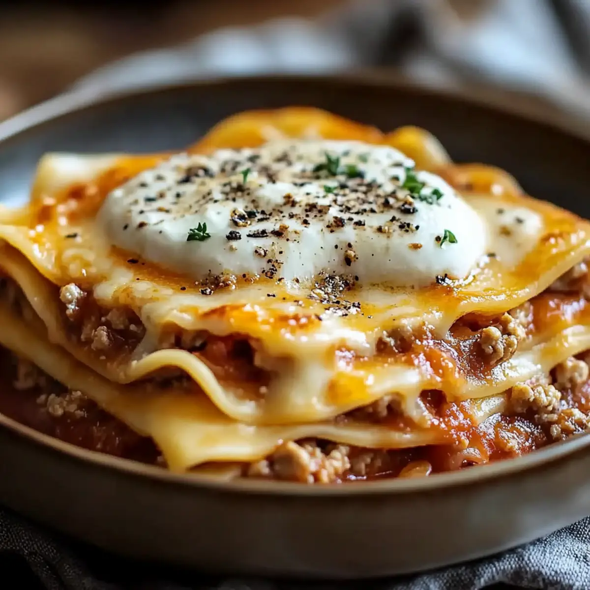 Crock Pot Lasagna Soup