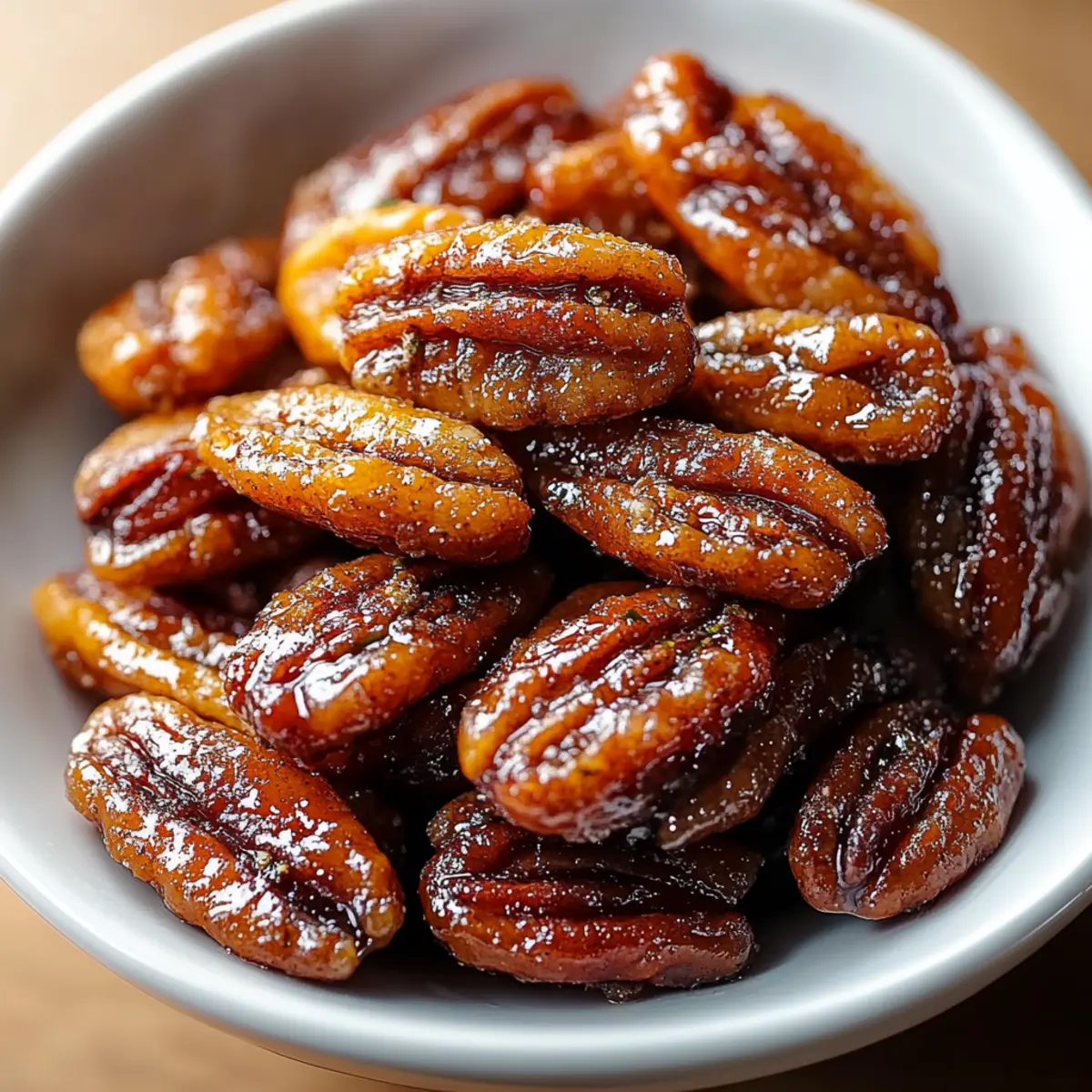 Crockpot Fireball Whisky Candied Pecans