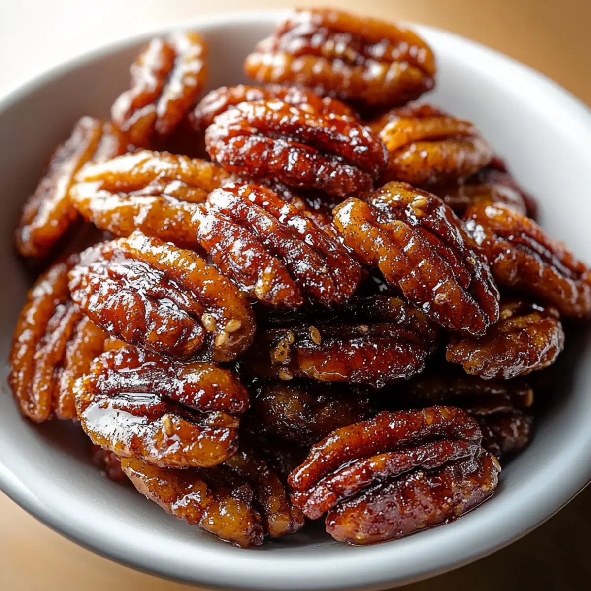 Crockpot Fireball Whisky Candied Pecans