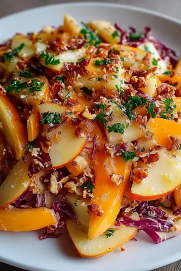 Crunchy Apple Carrot Salad with Creamy Citrus Dressing