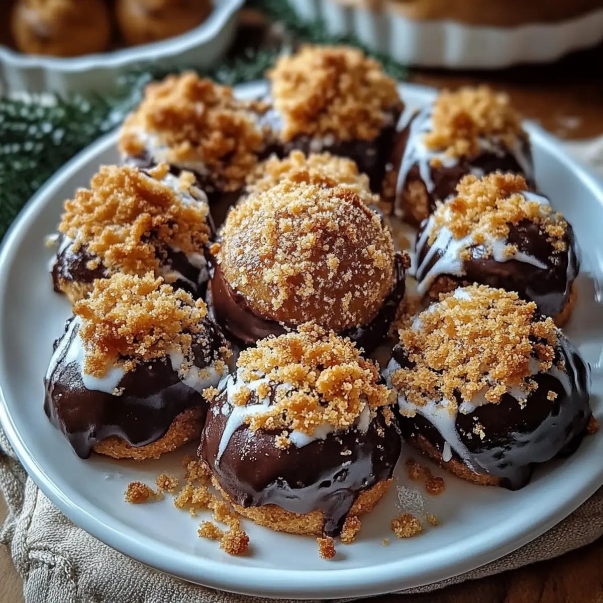 Decadent Spiced Gingerbread Truffles with Creamy Chocolate Coating