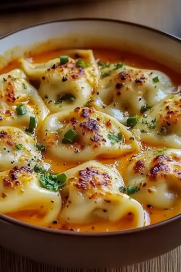 Dumplings Curry Soup