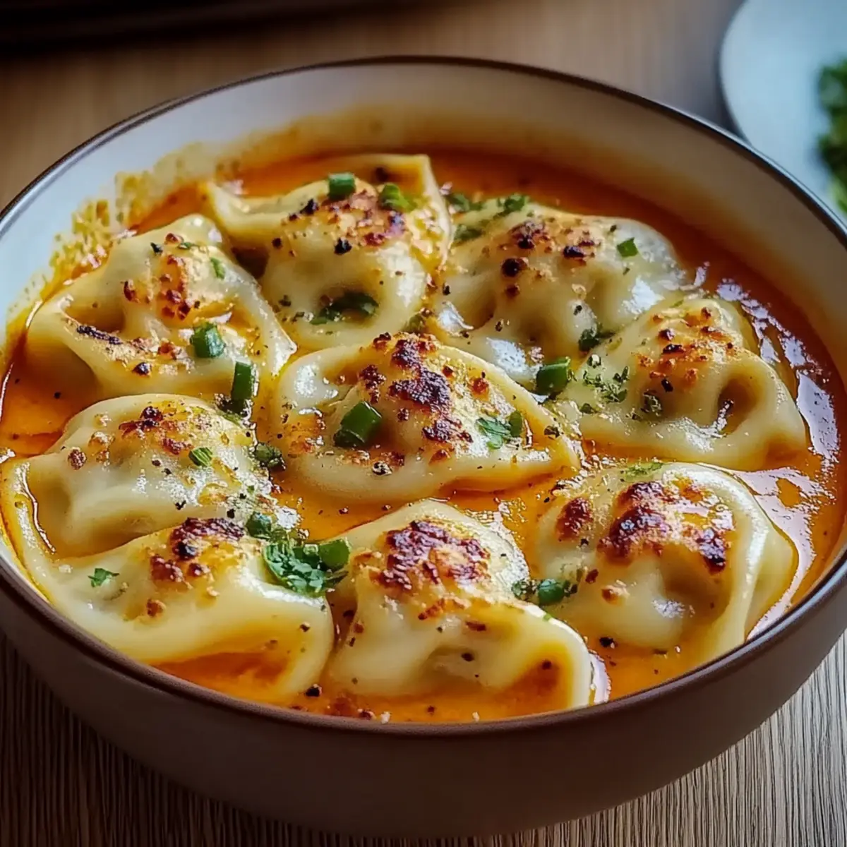 Dumplings Curry Soup