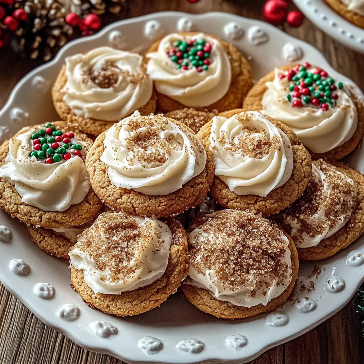 Festive Spiced Christmas Cookies