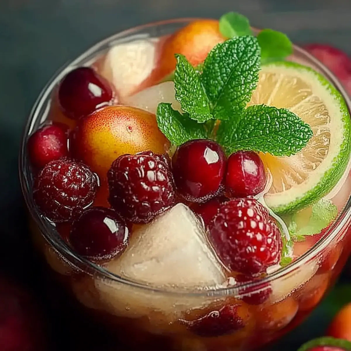 Festive White Christmas Sangria