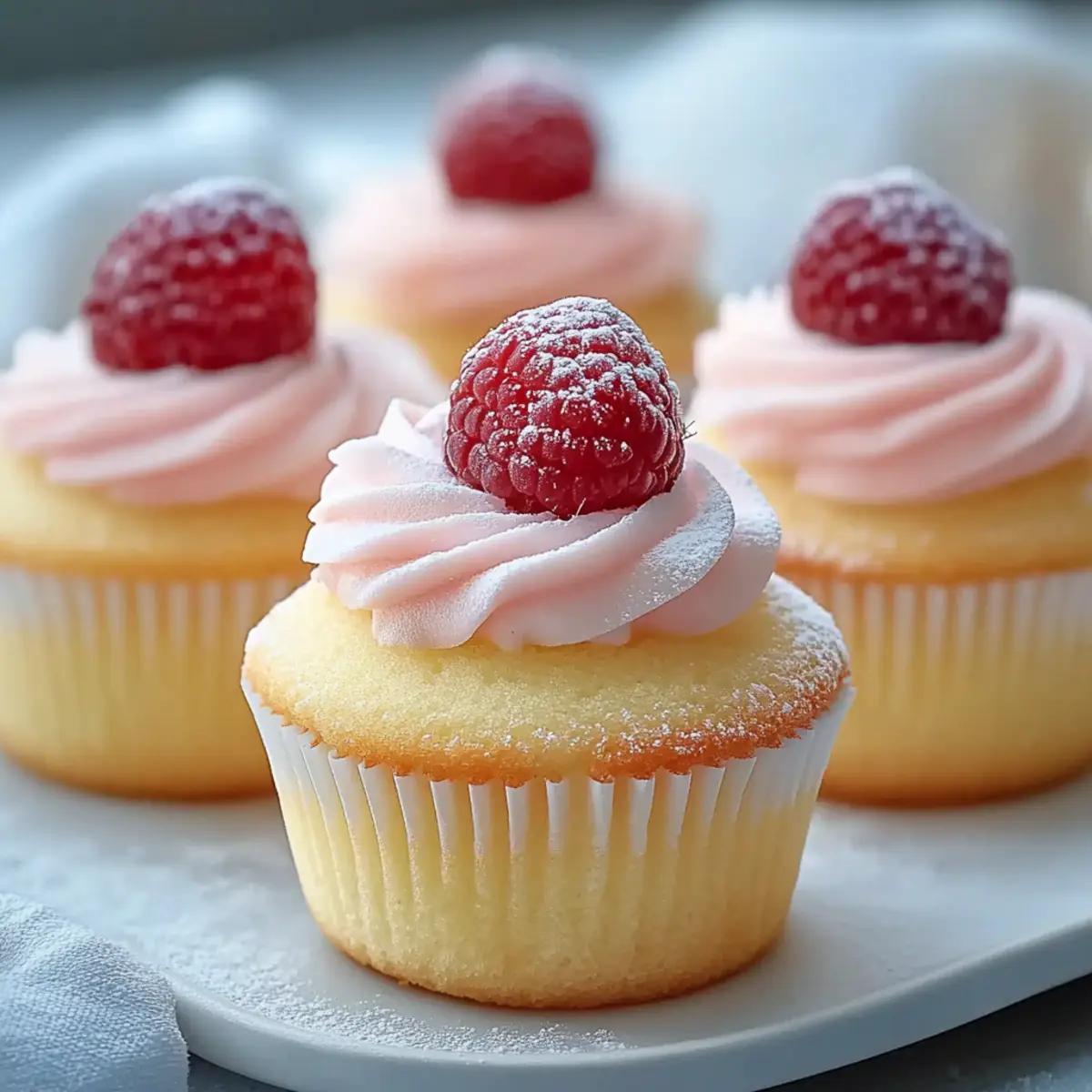 Fluffy Japanese Cotton Cheesecake Cupcakes