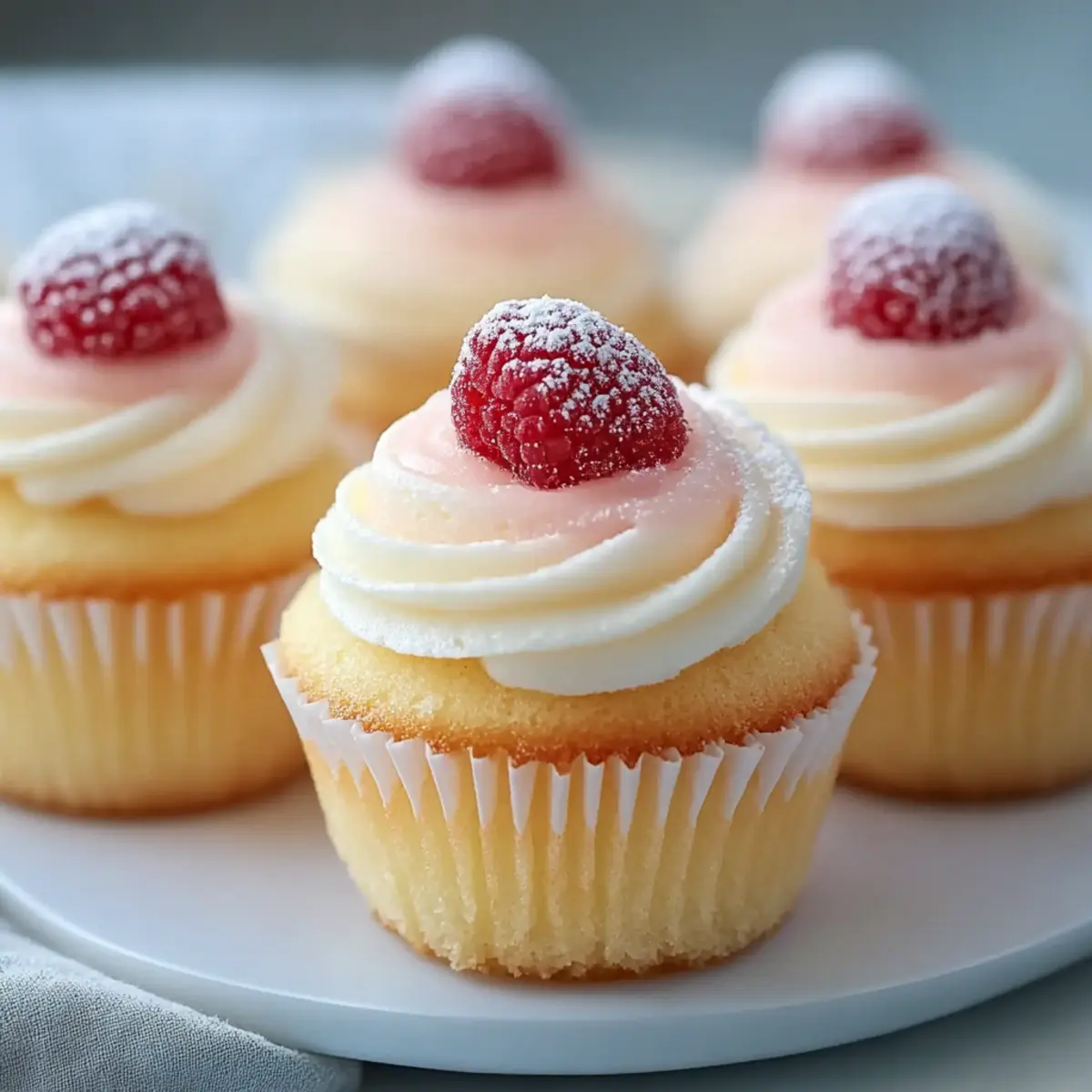 Fluffy Japanese Cotton Cheesecake Cupcakes