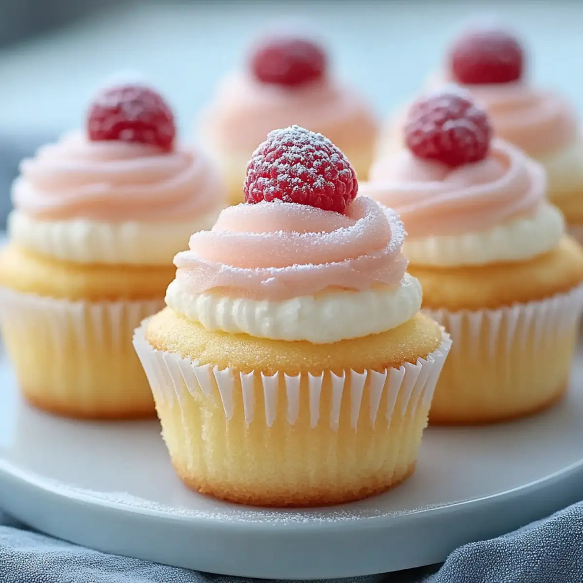 Fluffy Japanese Cotton Cheesecake Cupcakes