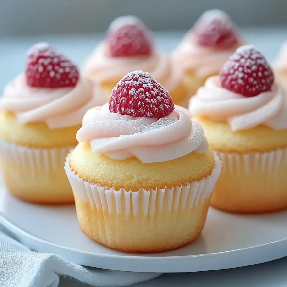 Fluffy Japanese Cotton Cheesecake Cupcakes