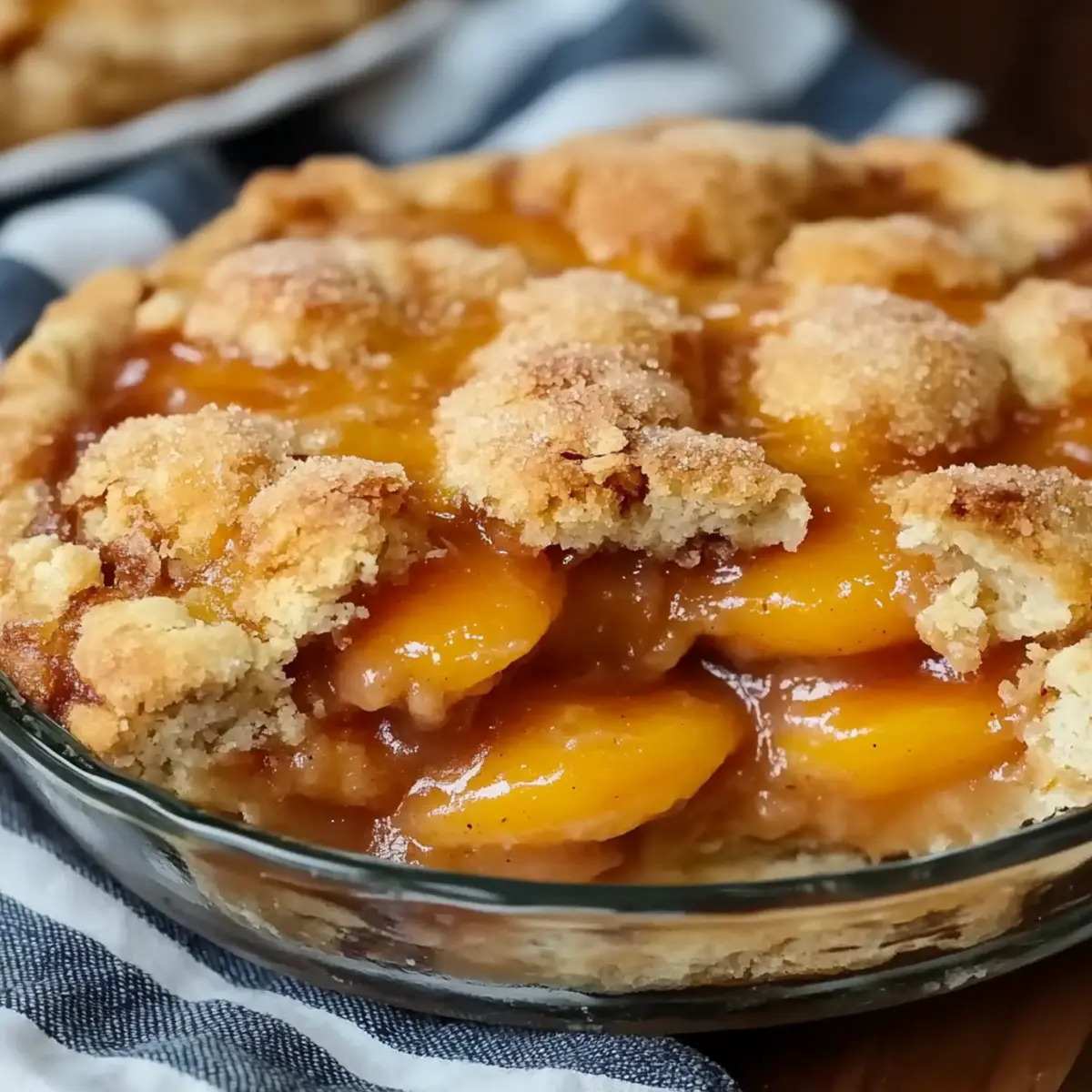 Fresh Southern Peach Cobbler