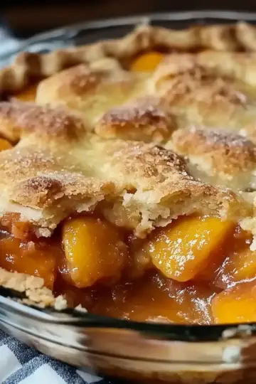 Fresh Southern Peach Cobbler