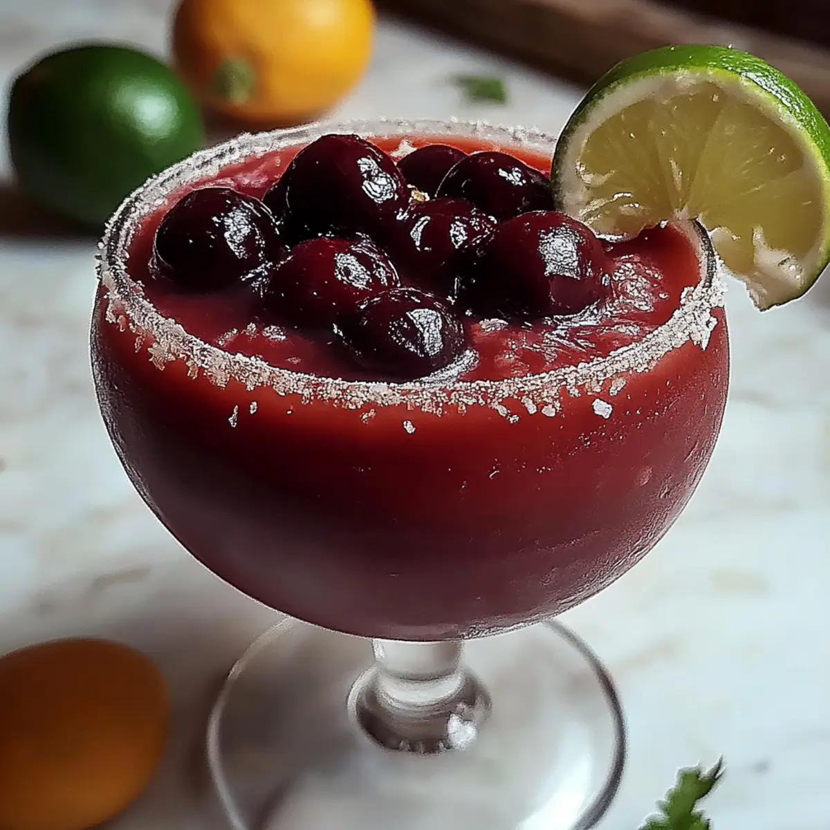 Frozen Cherry Lime Margarita