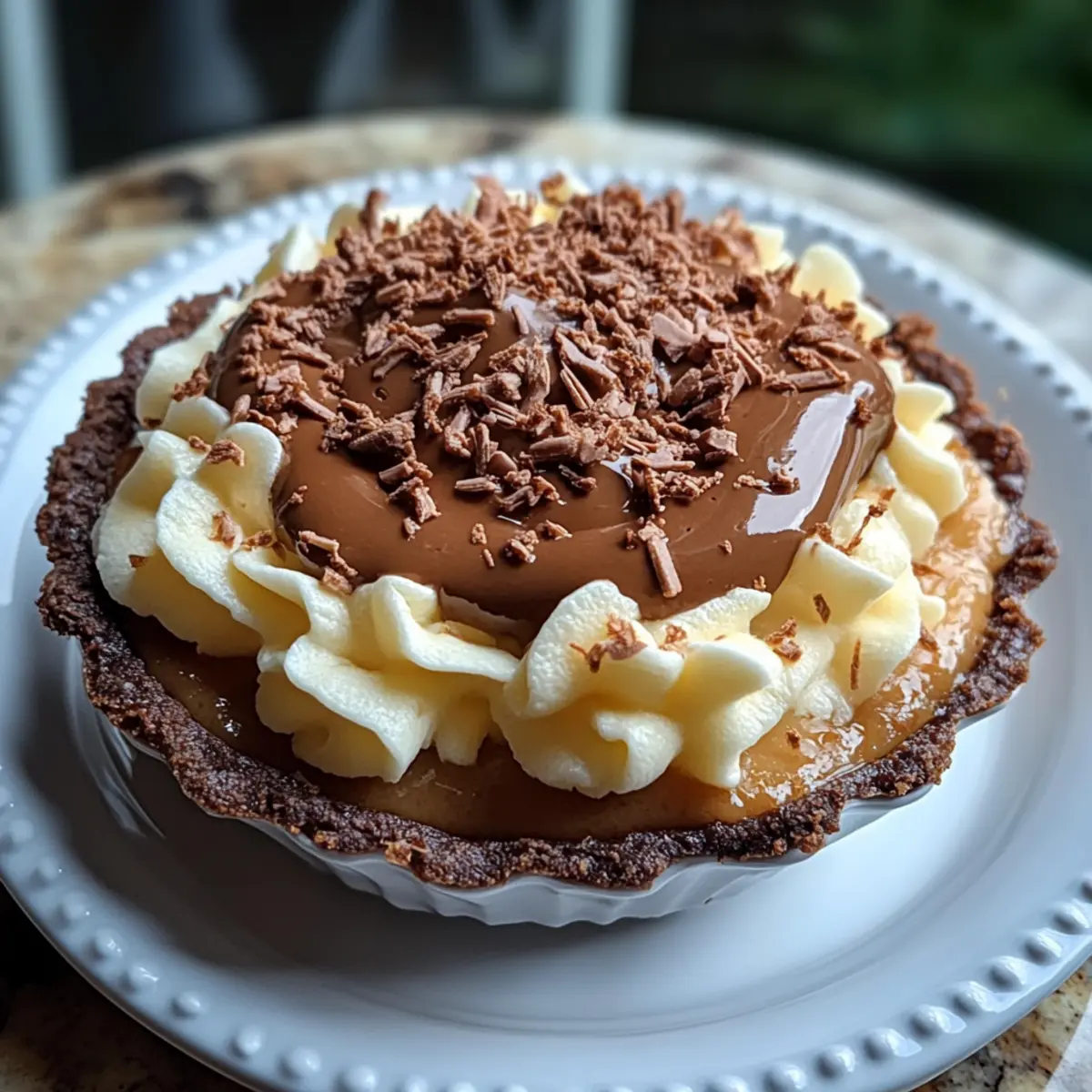 German Chocolate Pie