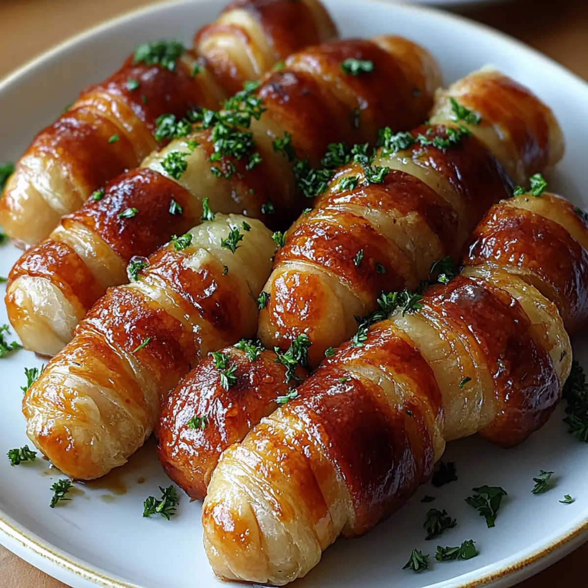 Glazed Pigs In a Blanket