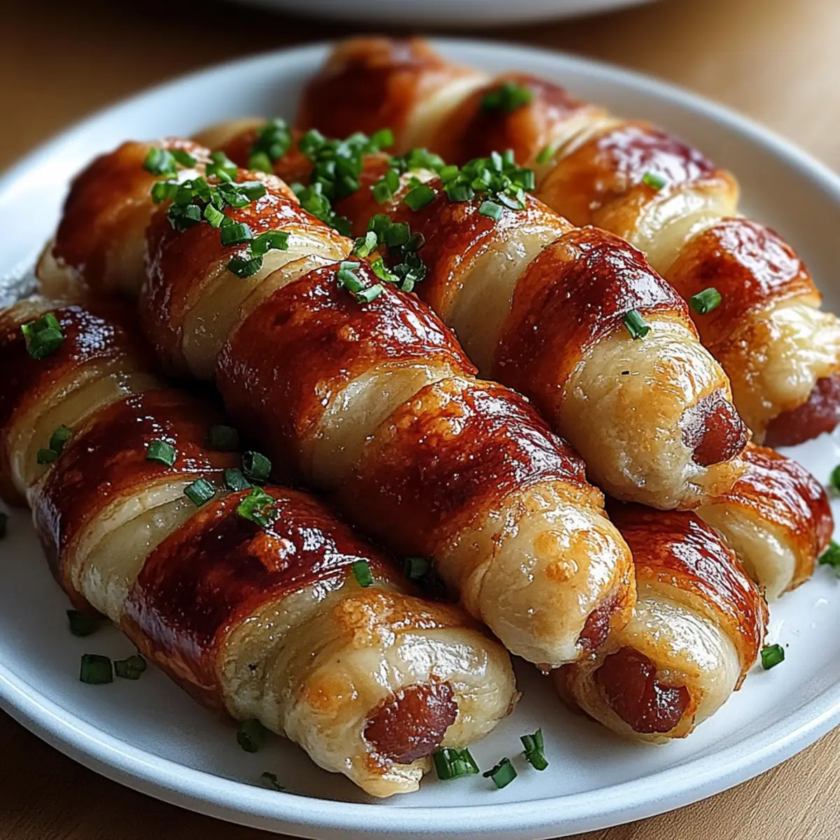 Glazed Pigs In a Blanket