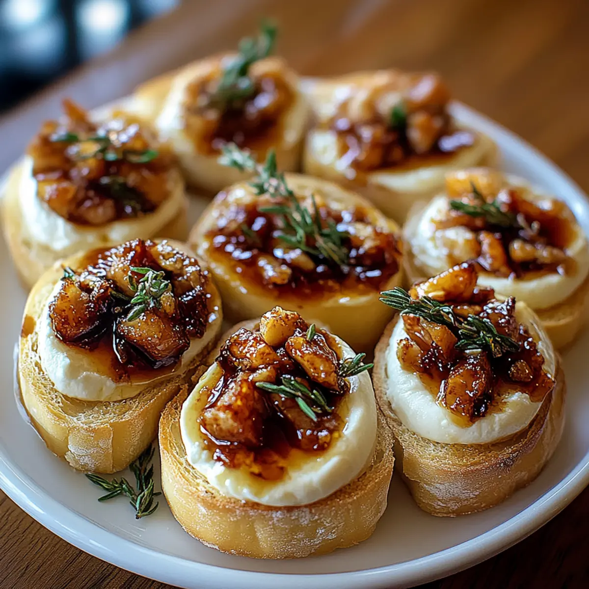 Goat Cheese Fig Jam Appetizer