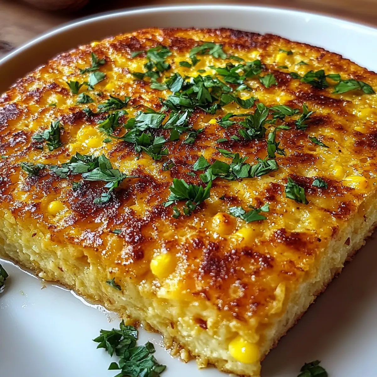 Golden Honey-Glazed Corn Casserole