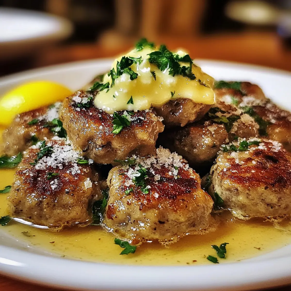 Greek Meatballs in Lemon Sauce