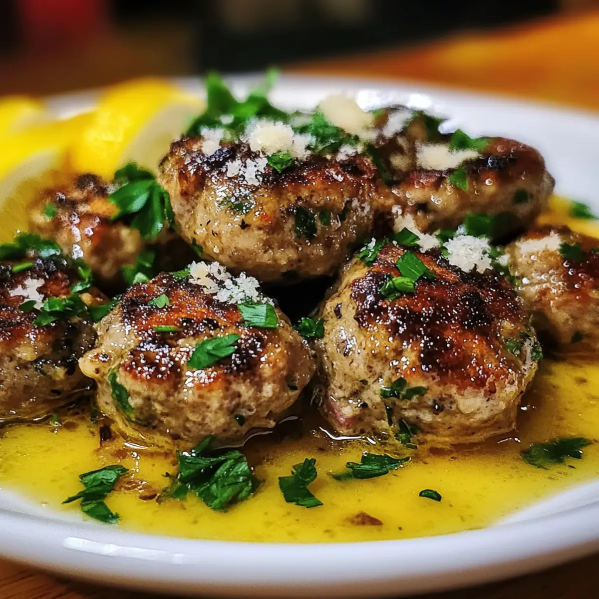 Greek Meatballs in Lemon Sauce