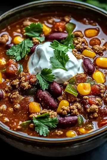 Ground Beef Stovetop Chili