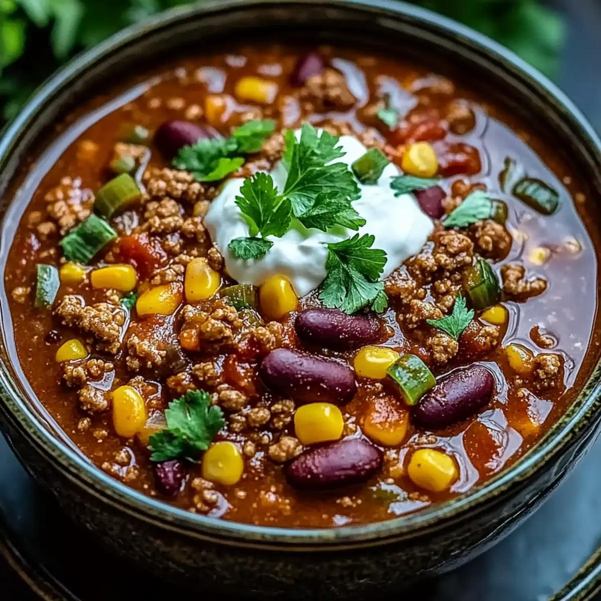 Ground Beef Stovetop Chili