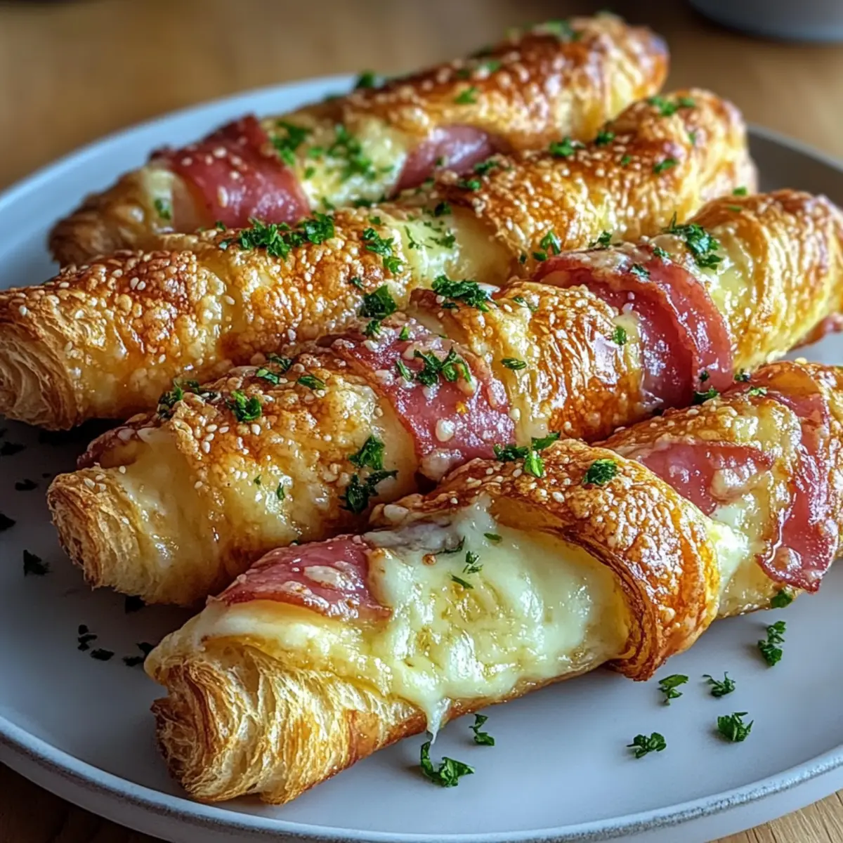 Ham and Cheese Sticks