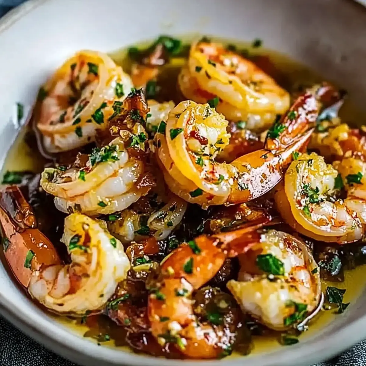 Hawaiian Garlic Shrimp