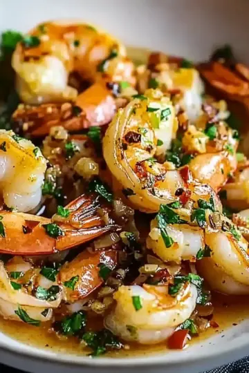 Hawaiian Garlic Shrimp
