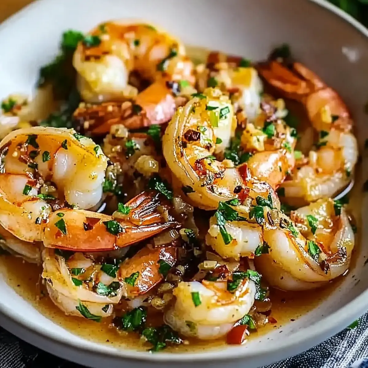 Hawaiian Garlic Shrimp